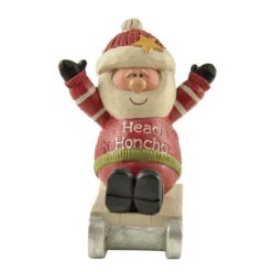 178-11436 HEAD HONCHO' SANTA ON SLED