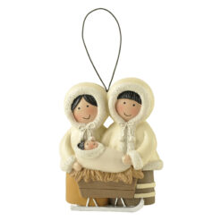 178-11521 ORN-ARCTIC  IGLOO NATIVITY 
