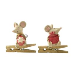 178-51988 CLIPS - S/2 MICE W/ORNAMENTS