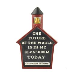 1788-11085 FUTURE OF THE WORLD' SCHOOLHOUSE PLAQUE