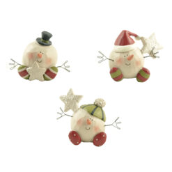 188-11872 S/3 SNOWBALLS W/HATS  