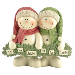 188-11912 SNOWMEN HOLDING GARLAND