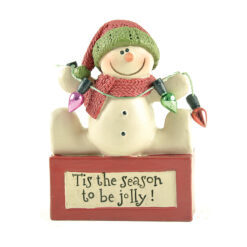 188-11921 TIS THE SEASON SNOWMAN W/LIGHTS  