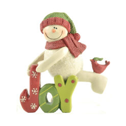 188-11923 SNOWMAN W/JOY PLAQUE