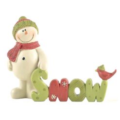 188-11927 SNOWMAN W/SNOW PLAQUE