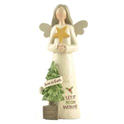 188-11993 *PEACE ON EARTH CHRISTMAS ANGEL WITH STAR  