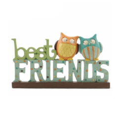 1266-86854 'BEST FRIENDS' W/OWLS (M4)