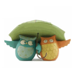 1266-86855 OWLS SHARING UMBRELLA