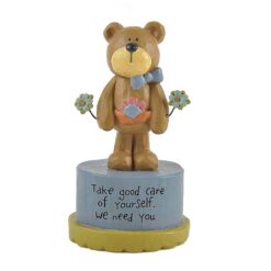 131-84720 'WE NEED YOU' STANDING BEAR W/FLOWERS