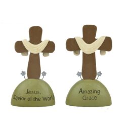 141-87983 S/2 'AMAZING GRACE/JESUS' ON BASE W/CROSS