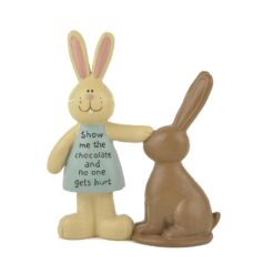 141-87996 SHOW ME' W/CHOCOLATE RABBIT