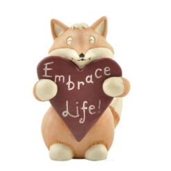 143-88360 EMBRACE LIFE' HEART W/FOX