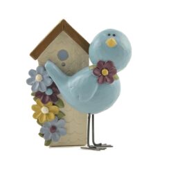 143-88497 STANDING BLUEBIRD W/BIRDHOUSE