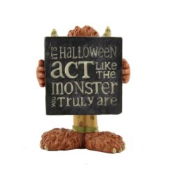 146-88600 'LIKE THE MONSTER' PLAQUE W/MONSTER