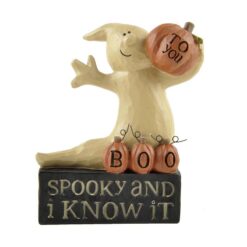 146-88601 SPOOKY BLOCK W/BOO GHOST