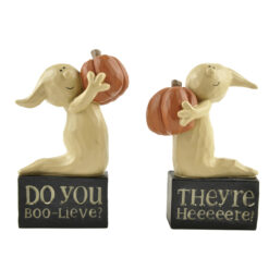 146-88602 S/2 'BOO-LIEVE/HEEERE/ GHOSTS W/PUMPKINS