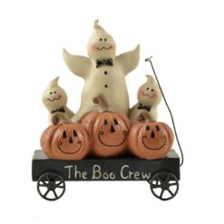 146-88635 'BOO CREW' WAGON W/PUMPKINS/GHOSTS
