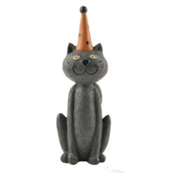 146-88640 BLACK CAT W/POLKA DOT HAT