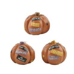 146-88744 S/3 TRICK/PUMPKINS/CANDY PUMPKINS W/STARS