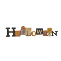 146-88746 'Fall' SIGN W/BLOCKS/GHOST