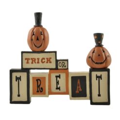 146-88788 'TRICK OR TREAT' BLOCKS W/PUMPKINS