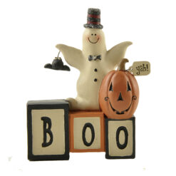 146-88789 'BOO' BLOCKS W/BAT/GHOST/PUMPKIN