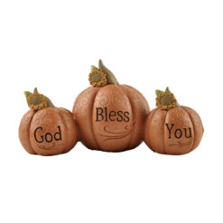 146-88800 'GOD BLESS YOU' PUMPKINS