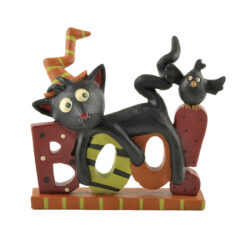 146-88824 'BOO' W/ BLACK CAT/CROW