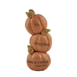 146-88869 'THERE IS A SEASON' STACKED PUMPKINS
