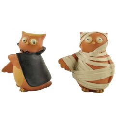 146-88884 S/2 MUMMY/DRACULA OWLS