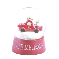 198-12434 TAKE ME HOME SNOW GLOBE WITH TRUCK