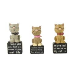 1466-88874 S/3 MOUSE/FAMILY/BOSS CATS ON BLOCKS