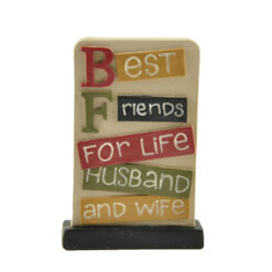 1466-88950 'BEST FRIEND FOR LIFE' PLAQUE