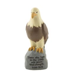 1466-89055 'THOSE WHO HOPE' EAGLE ON ROCK