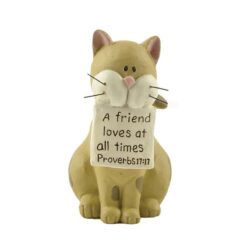 1466-89056 'A FRIEND LOVES' CAT W/LETTER