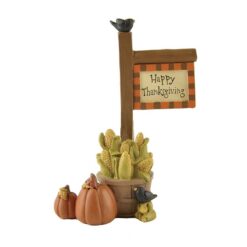 147-88859 *'HAPPY THANKSGIVING' SIGN W/CORN