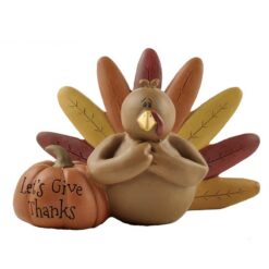 147-88860 'GIVE THANKS' PUMPKIN W/TURKEY