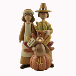 147-89199 PILGRIM COUPLE W/TURKEY
