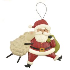 148-55111 ORN-SANTA W/SHEEP
