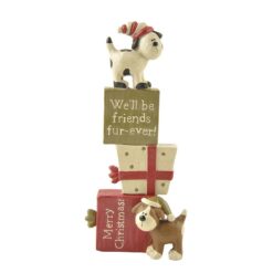 148-88729 'MERRY CHRISTMAS' PRESENTS W/DOG
