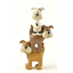 148-88732 THREE STACKED DOGS