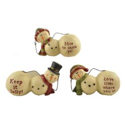 148-88769 S/3 Lying  snowman w words