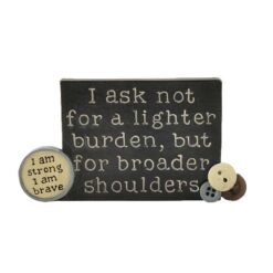 1488-91984 ASK NOT PLQ W/BUTTONS