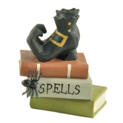 196-12236 3" Witch boots on books