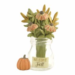 196-12254 WELCOME FALL VASE W/FLOWERS