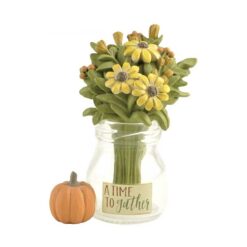 196-12255 A TIME TO GATHER VASE W/FLOWERS
