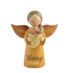 196-12279 BLESSINGS ABOUND ANGEL WITH CORNUCOPIA