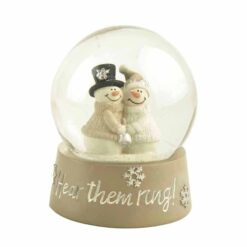 198-11838 HEAR THEM RING SNOW GLOBE WITH BELL