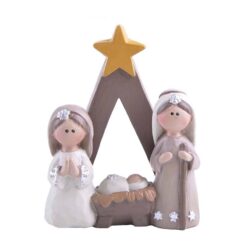 198-12334 CREAM AND WHITE HOLY FAMILY