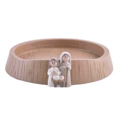 198-12336 Holy family candle jar holder